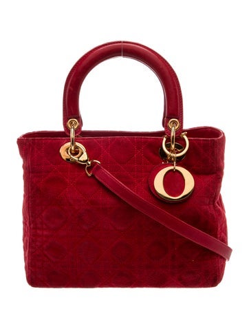 Christian Dior Handle Bags Cannage Lady