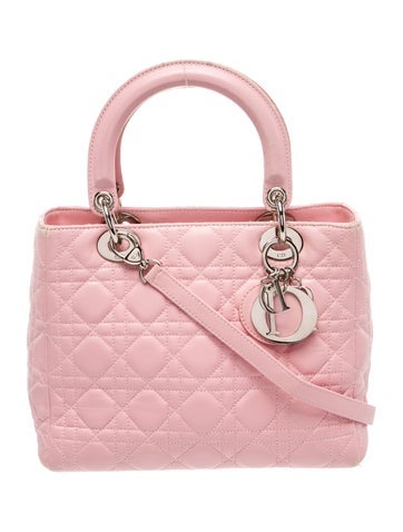 Christian Dior Handle Bags Cannage Lady