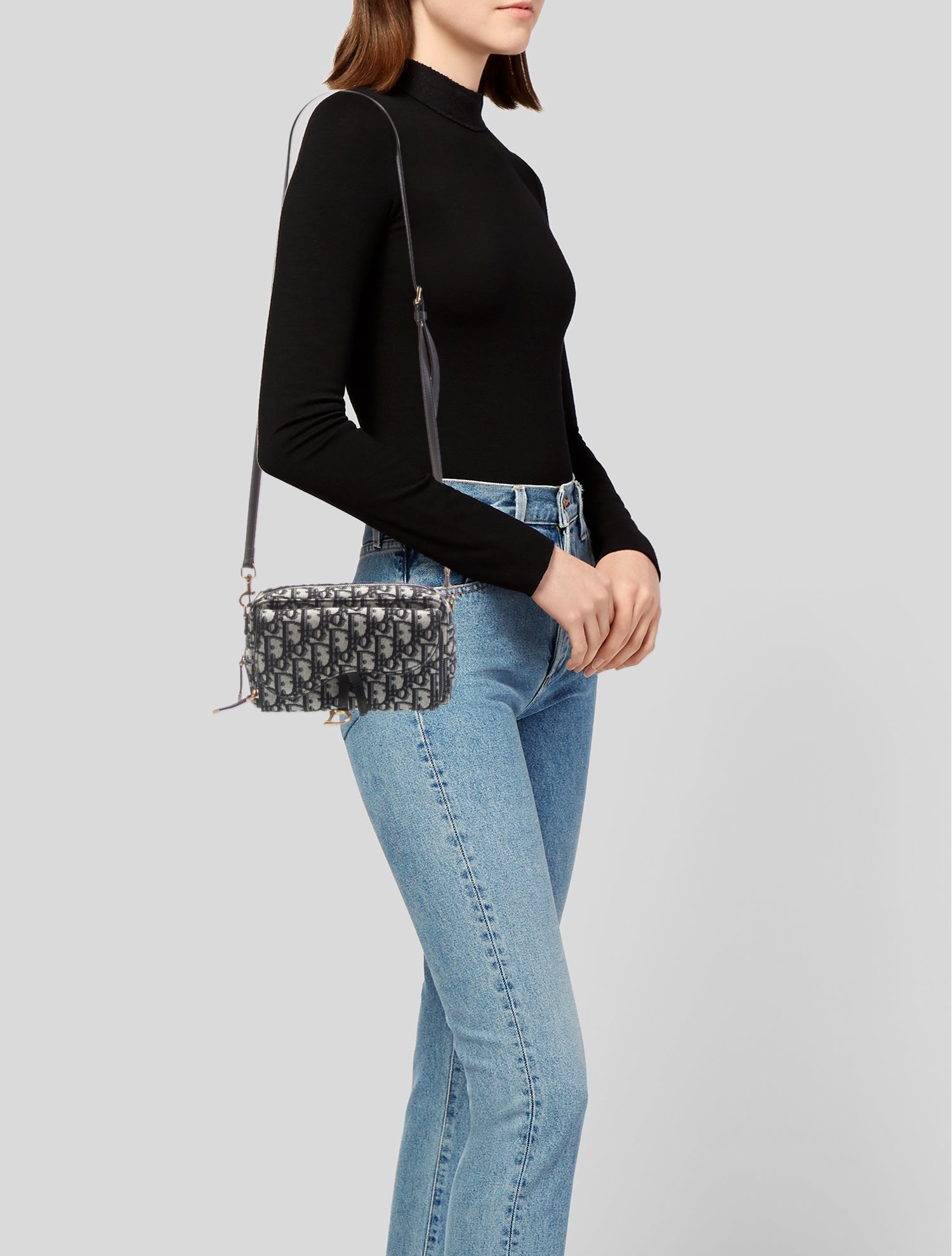 Christian Dior Oblique Jacquard Oblique Saddle