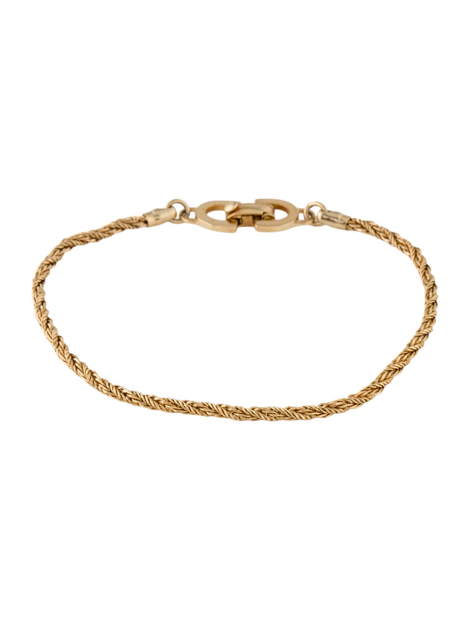 Christian Dior Vintage CD Link Bracelet