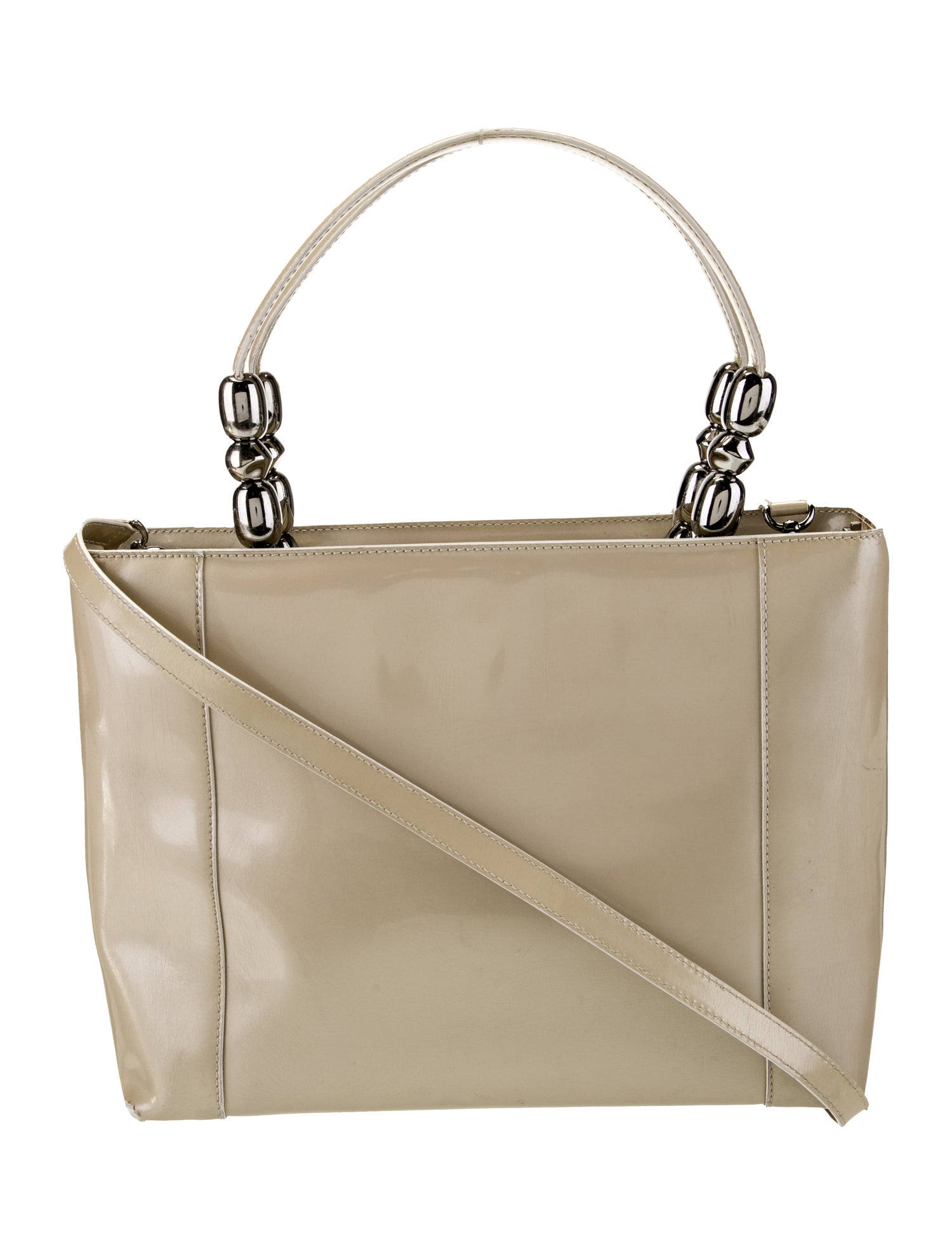 Christian Dior Patent Leather Malice Medium Vintage - Neutrals