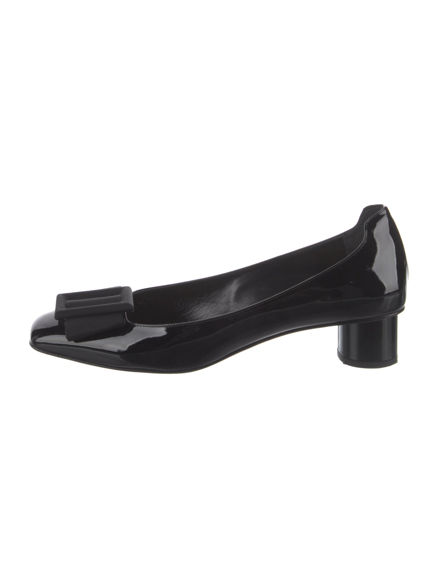 Christian Dior Patent Leather Bow Accents Pumps