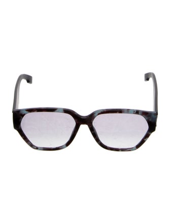 Christian Dior Cannage Pattern Oversize Sunglasses