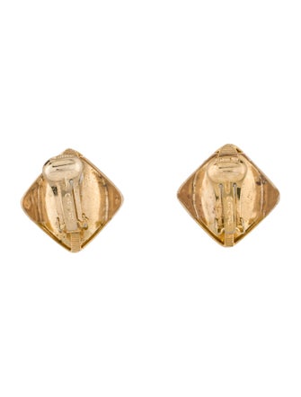 Christian Dior Vintage Clip-On Earrings