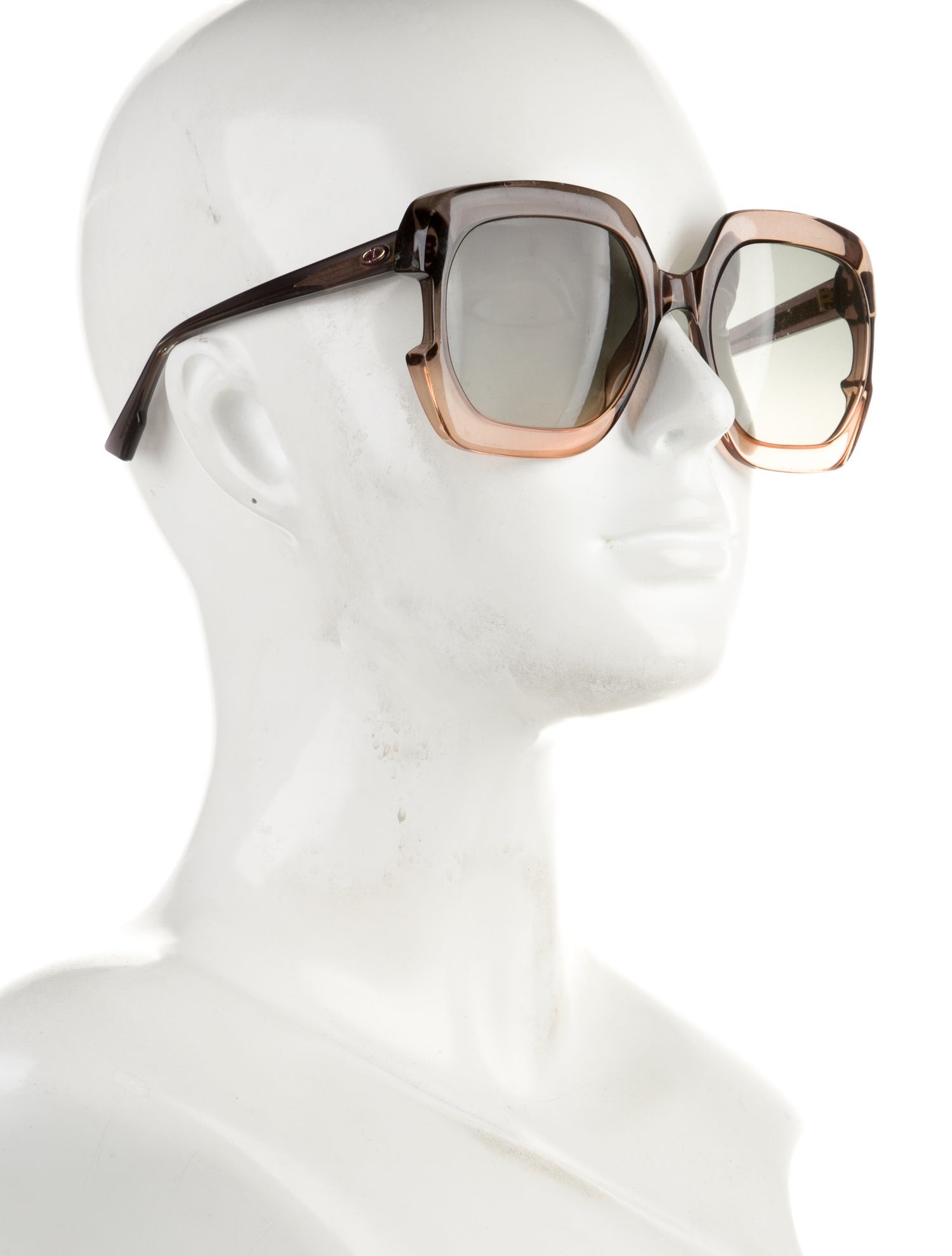 Christian Dior Square Gradient Sunglasses
