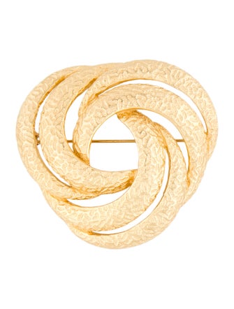 Christian Dior Vintage Knotted Brooch