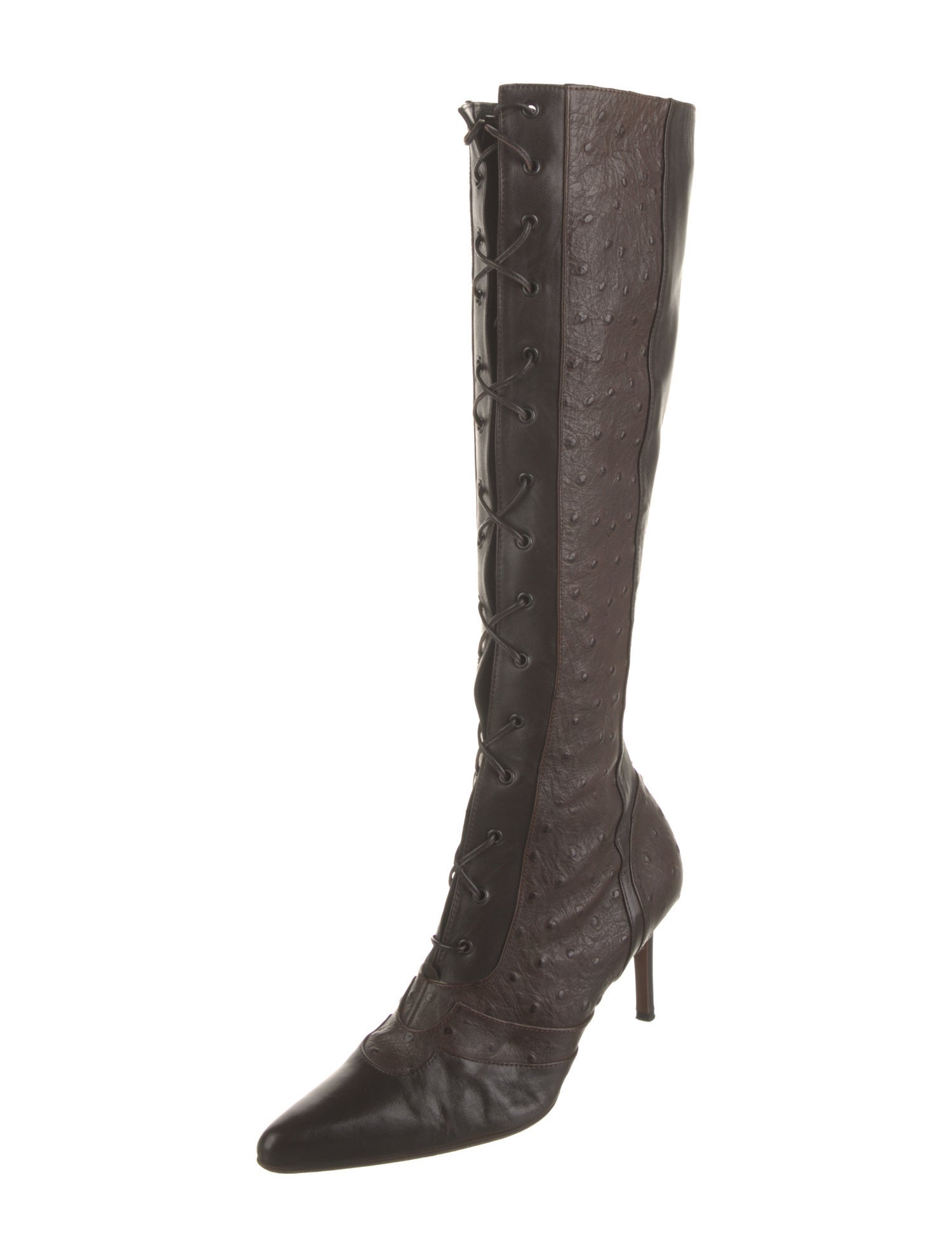 Christian Dior Vintage 2000 Lace-Up Boots