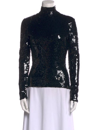 Christian Dior Sequin Turtleneck Top