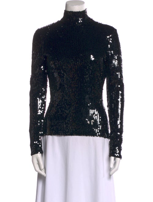 Christian Dior Sequin Turtleneck Top