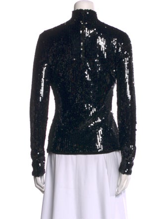 Christian Dior Sequin Turtleneck Top