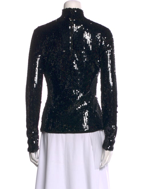 Christian Dior Sequin Turtleneck Top