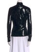 Christian Dior Sequin Turtleneck Top