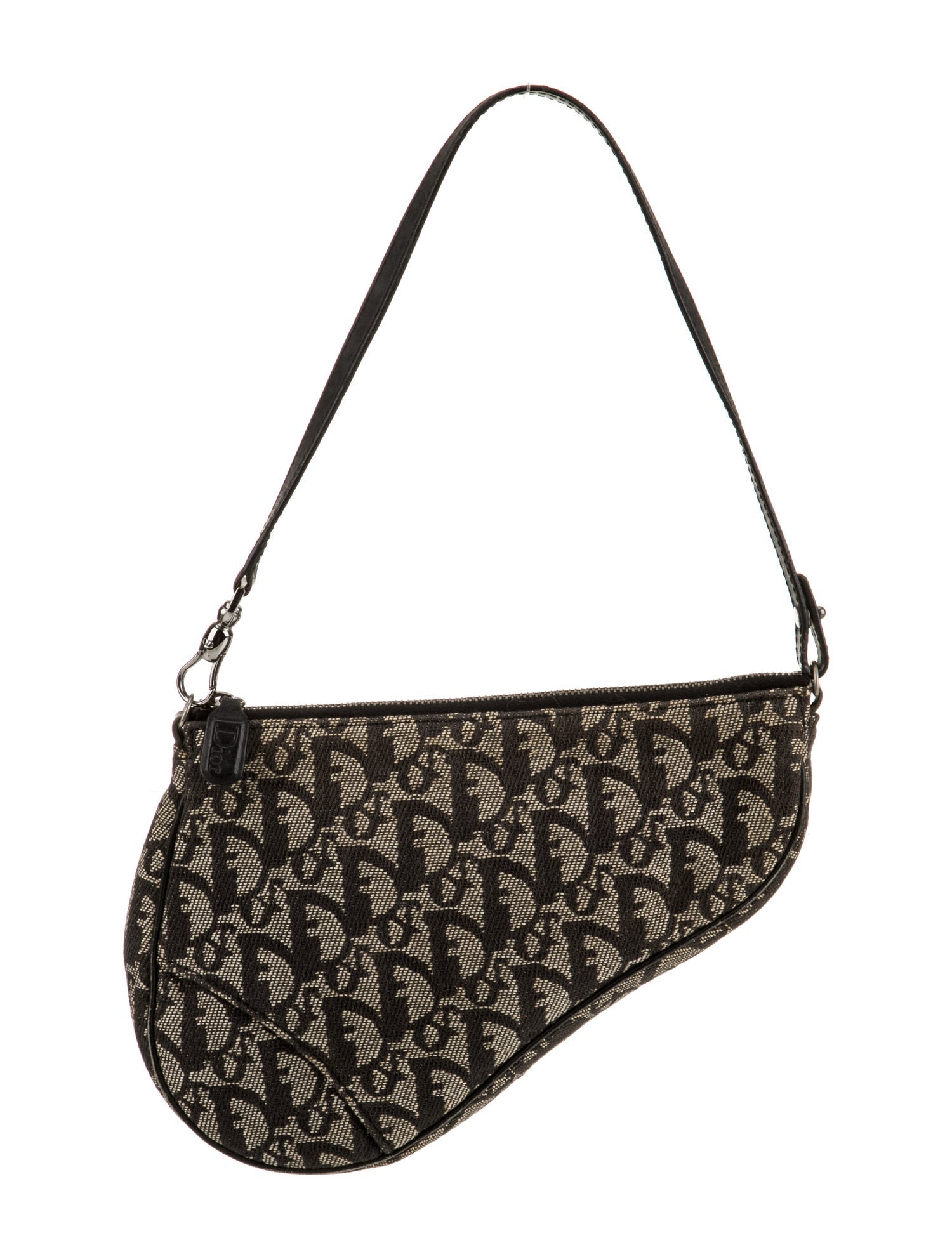 Christian Dior Diorissimo Saddle Pochette Vintage