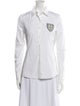 Christian Dior Long Sleeve Button-Up Top