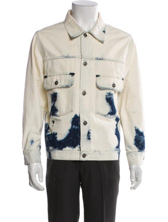 Christian Dior Tie-Dye Print Utility Jacket