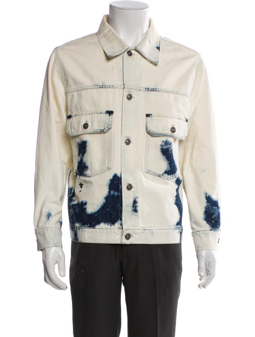 Christian Dior Tie-Dye Print Utility Jacket