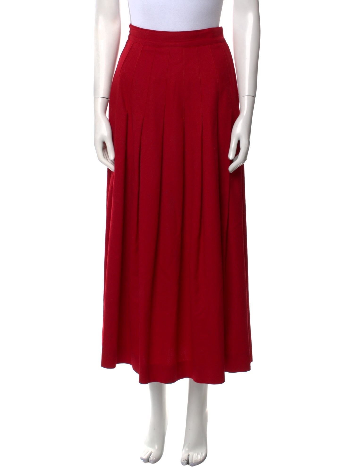 Christian Dior Wool Midi Length Skirt