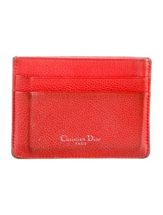 Christian Dior Diorama Card Holder Leather Card Holder