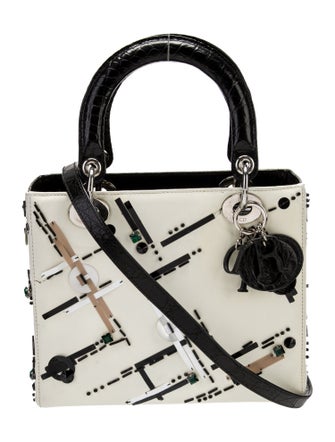 Christian Dior Leather Lady Dior Medium