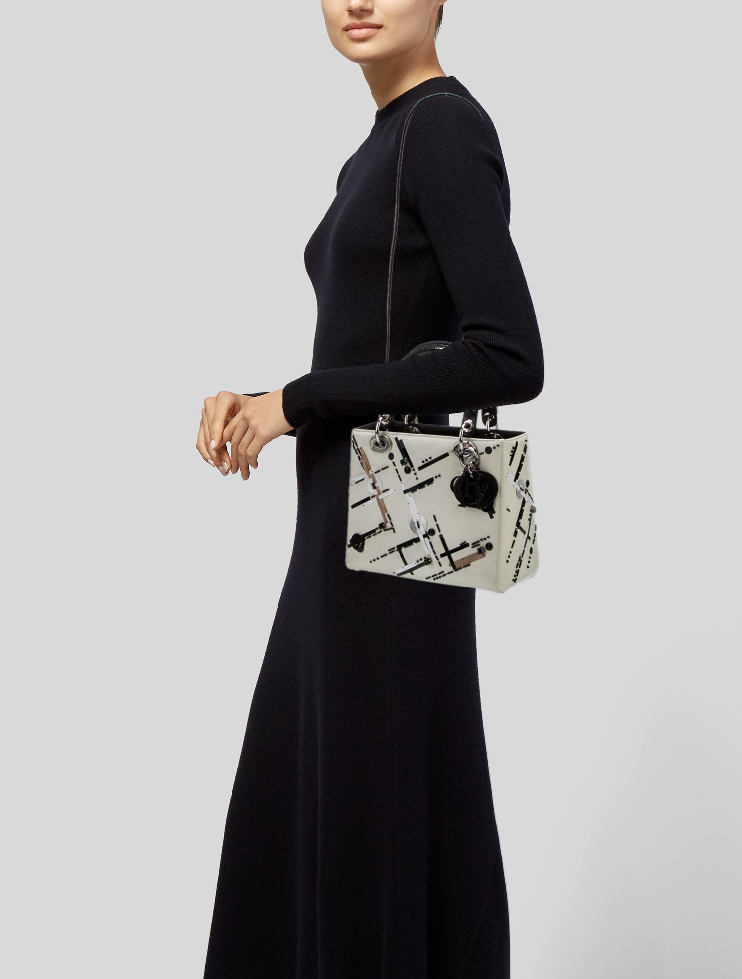 Christian Dior Leather Lady Dior Medium