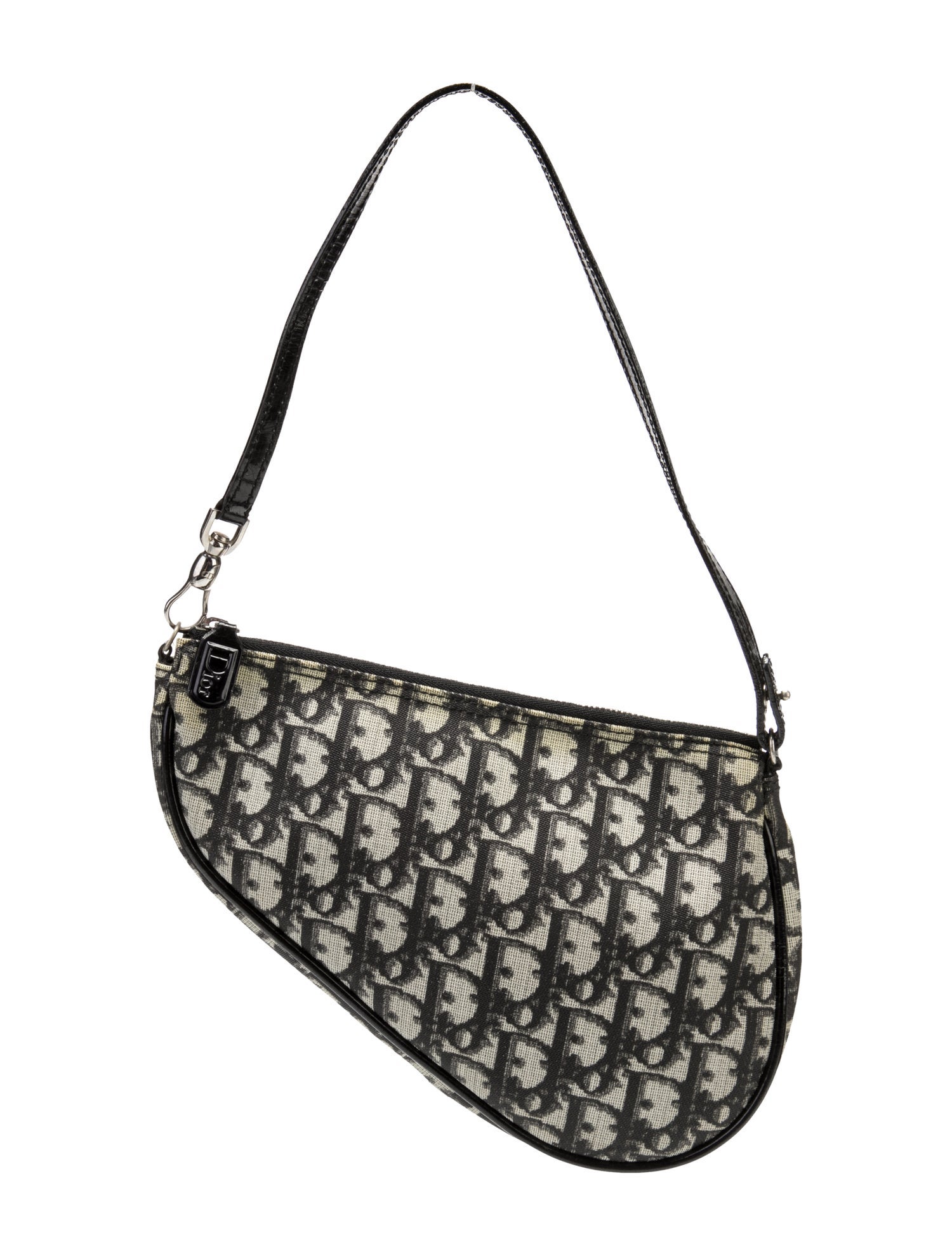 Christian Dior Diorissimo Saddle Pochette Mini Vintage