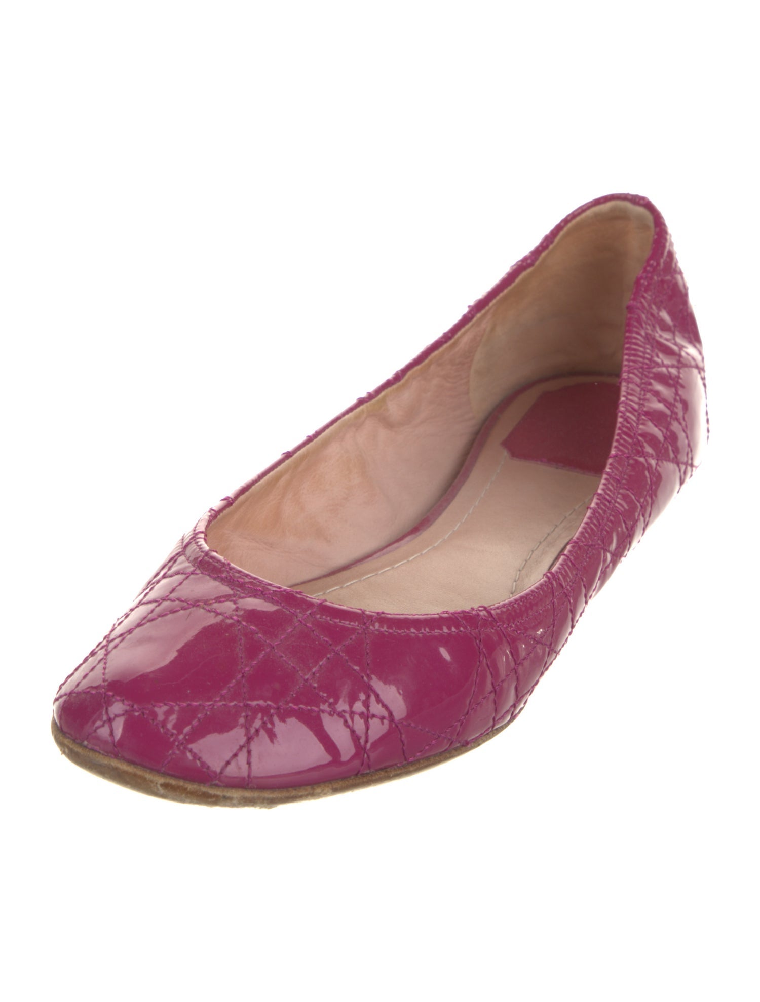 Christian Dior Patent Leather Ballet Flats