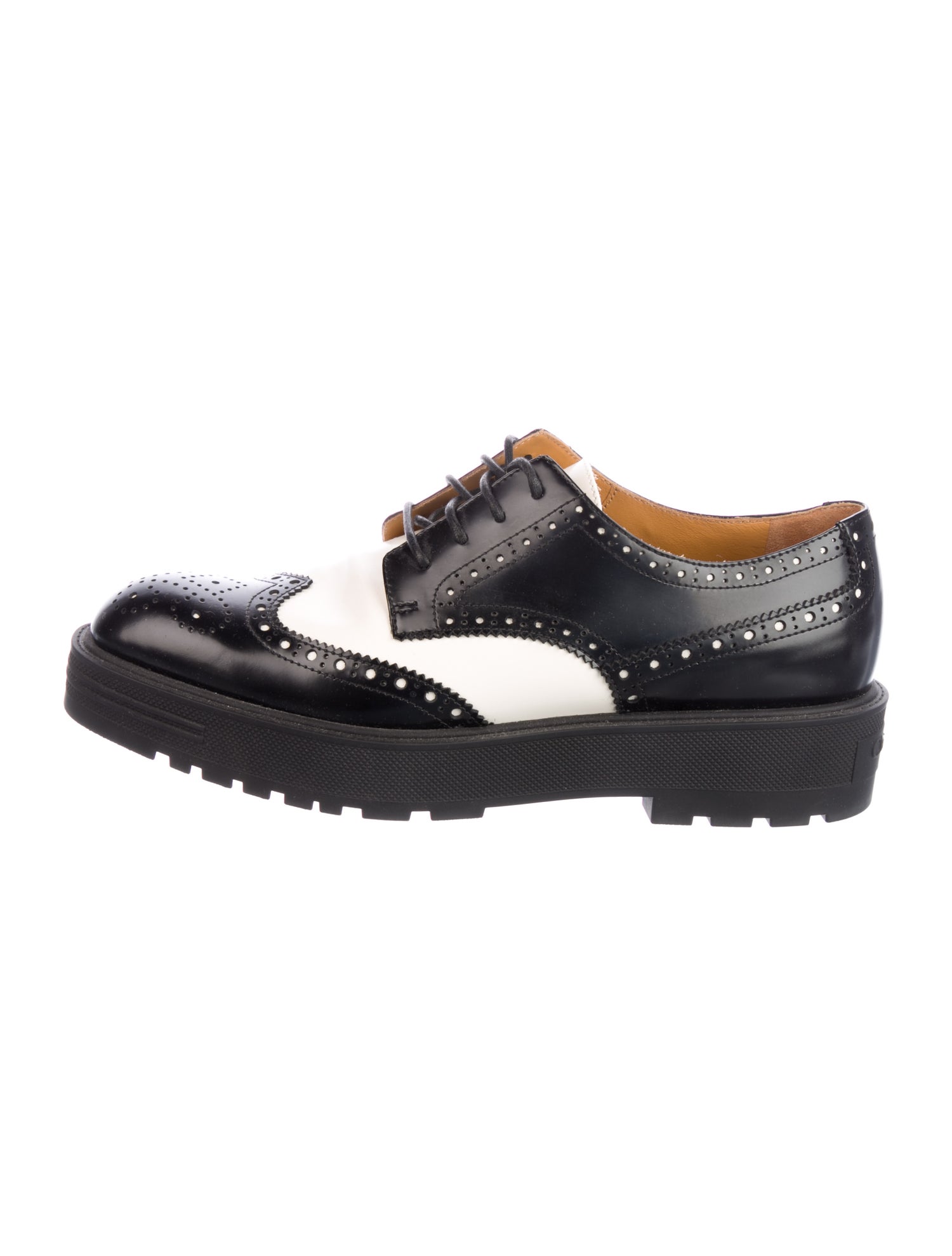 Christian Dior Bee Accent Leather Oxfords