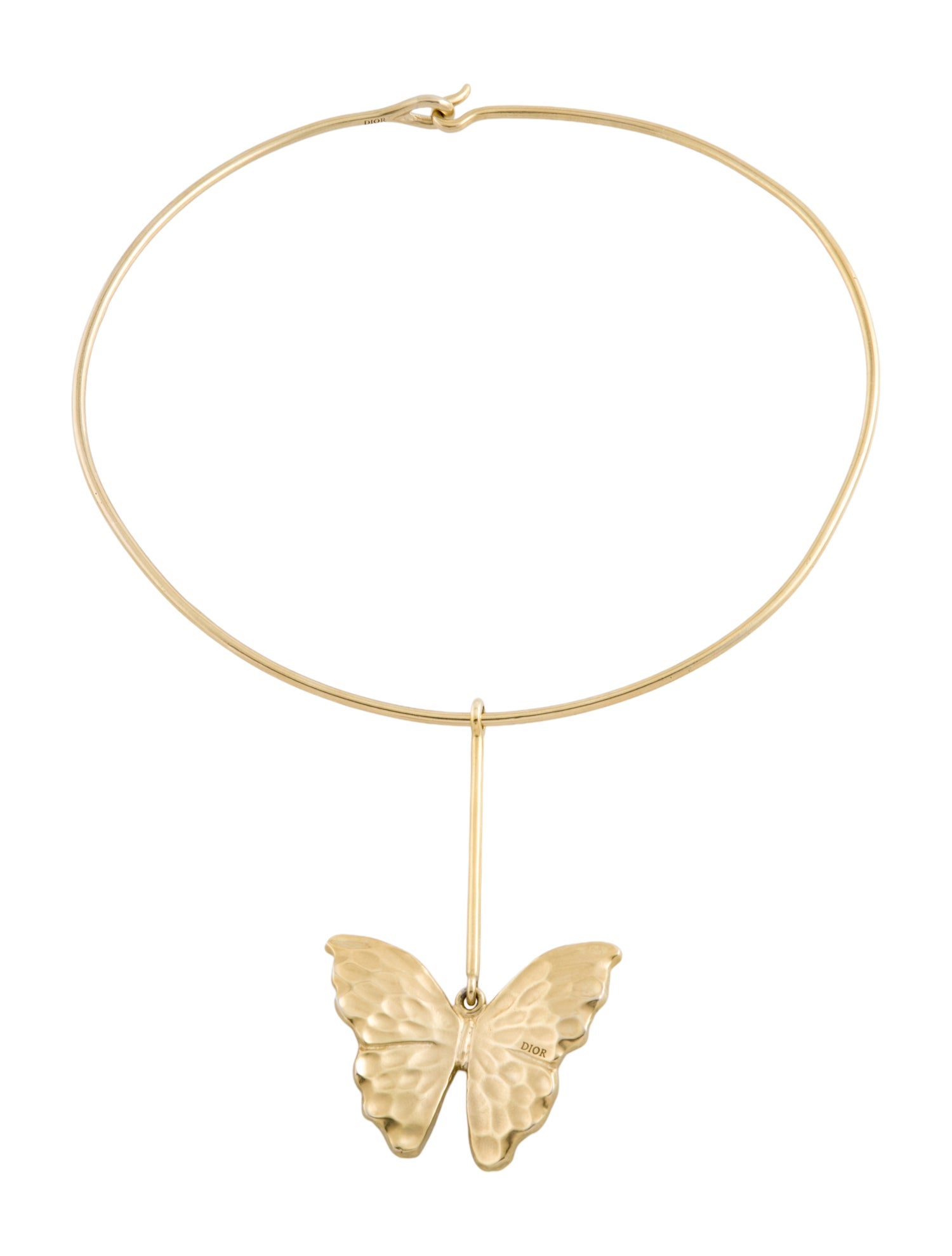 Christian Dior Butterfly Sea Garden Choker Necklace