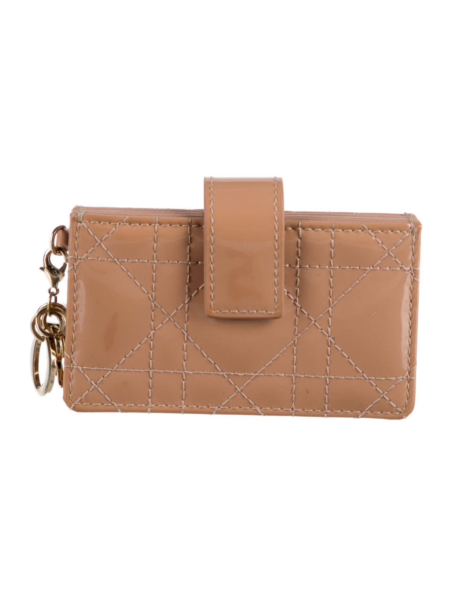 Christian Dior 2019 Lady Dior Jasmine Card Holder Wallet