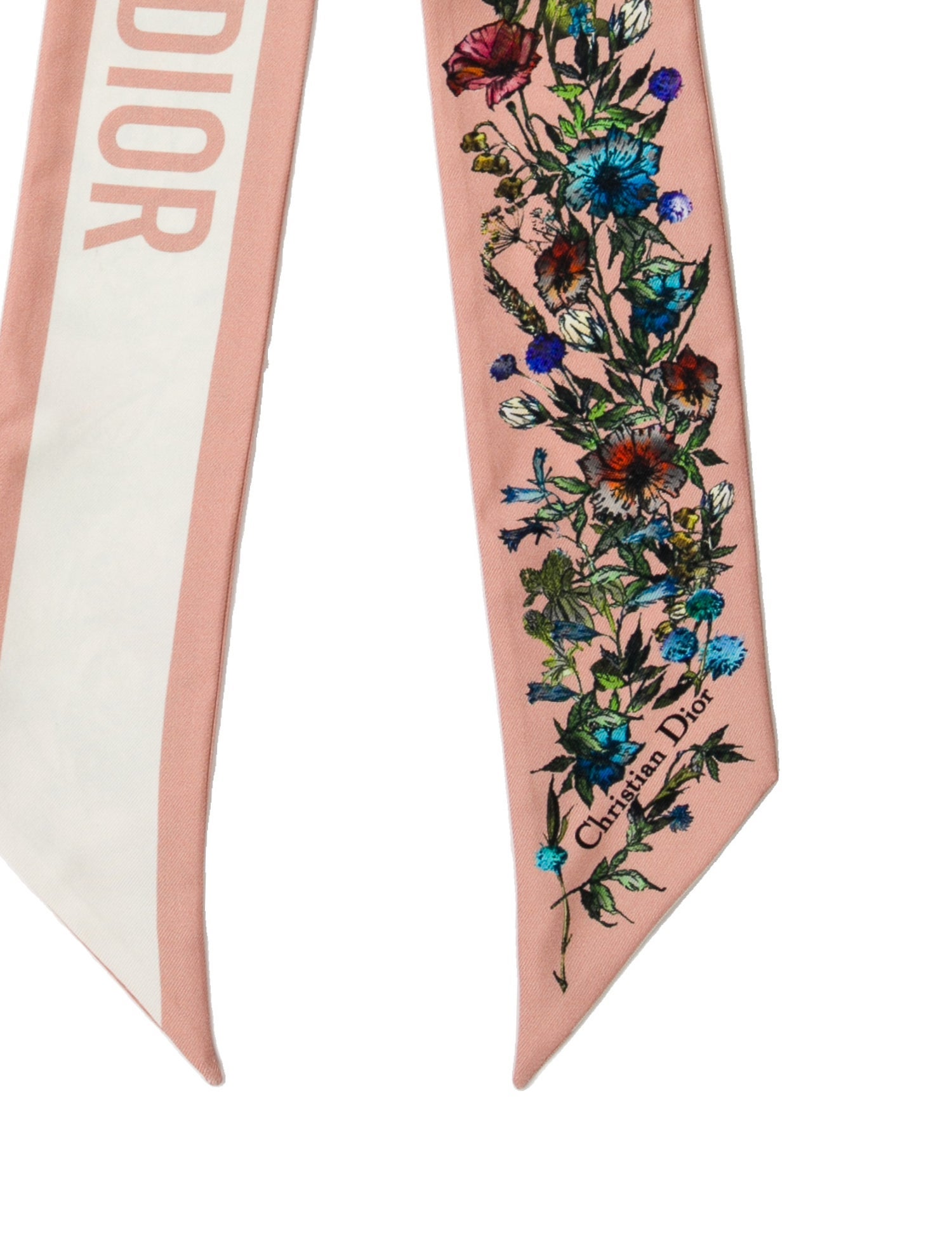 Christian Dior Silk Printed Bandeau