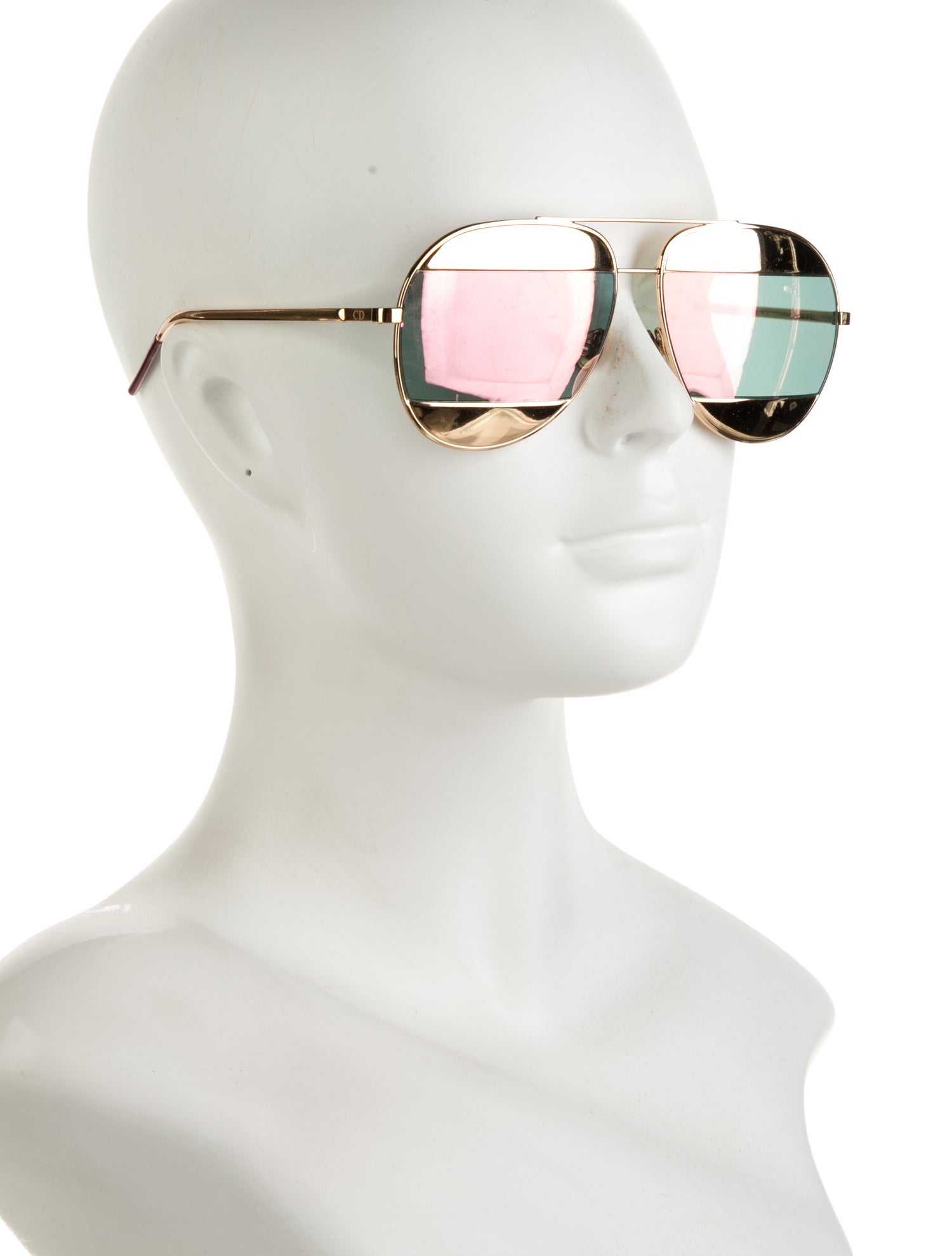 Christian Dior Aviator Mirrored Sunglasses