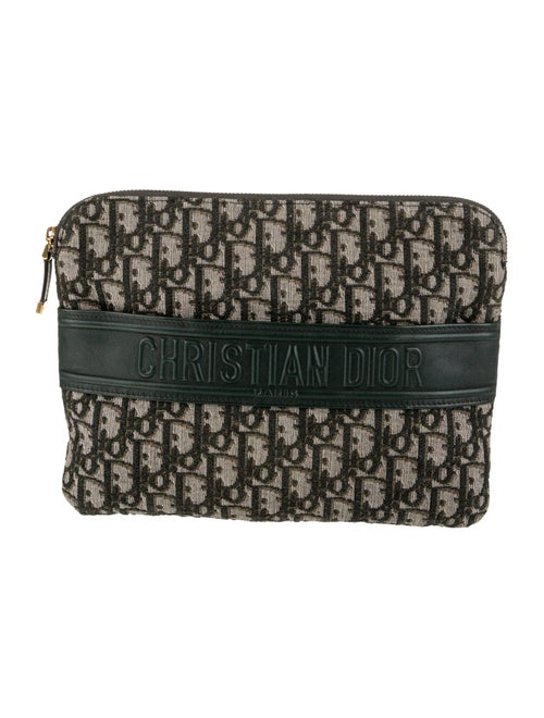 Christian Dior Oblique Jacquard Tablet Case