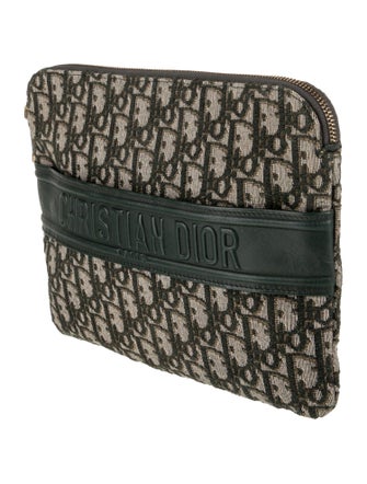 Christian Dior Oblique Jacquard Tablet Case