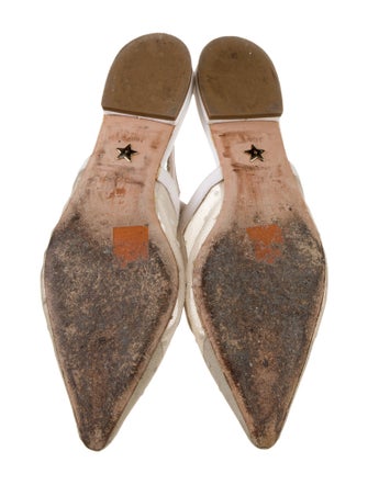 Christian Dior Printed Slingback Flats