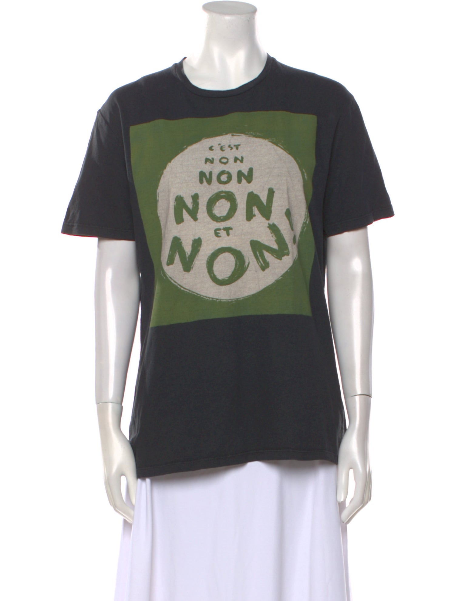 Christian Dior Graphic Print Crew Neck T-Shirt