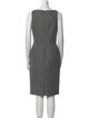 Christian Dior Wool Knee-Length Dress