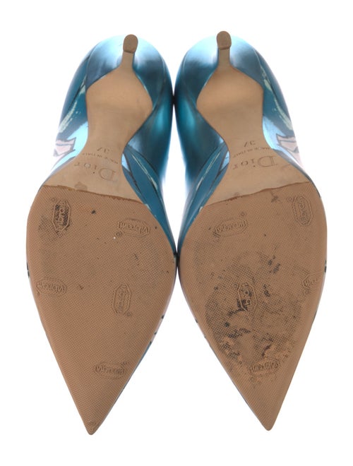 Christian Dior Patent Leather Printed Pumps
