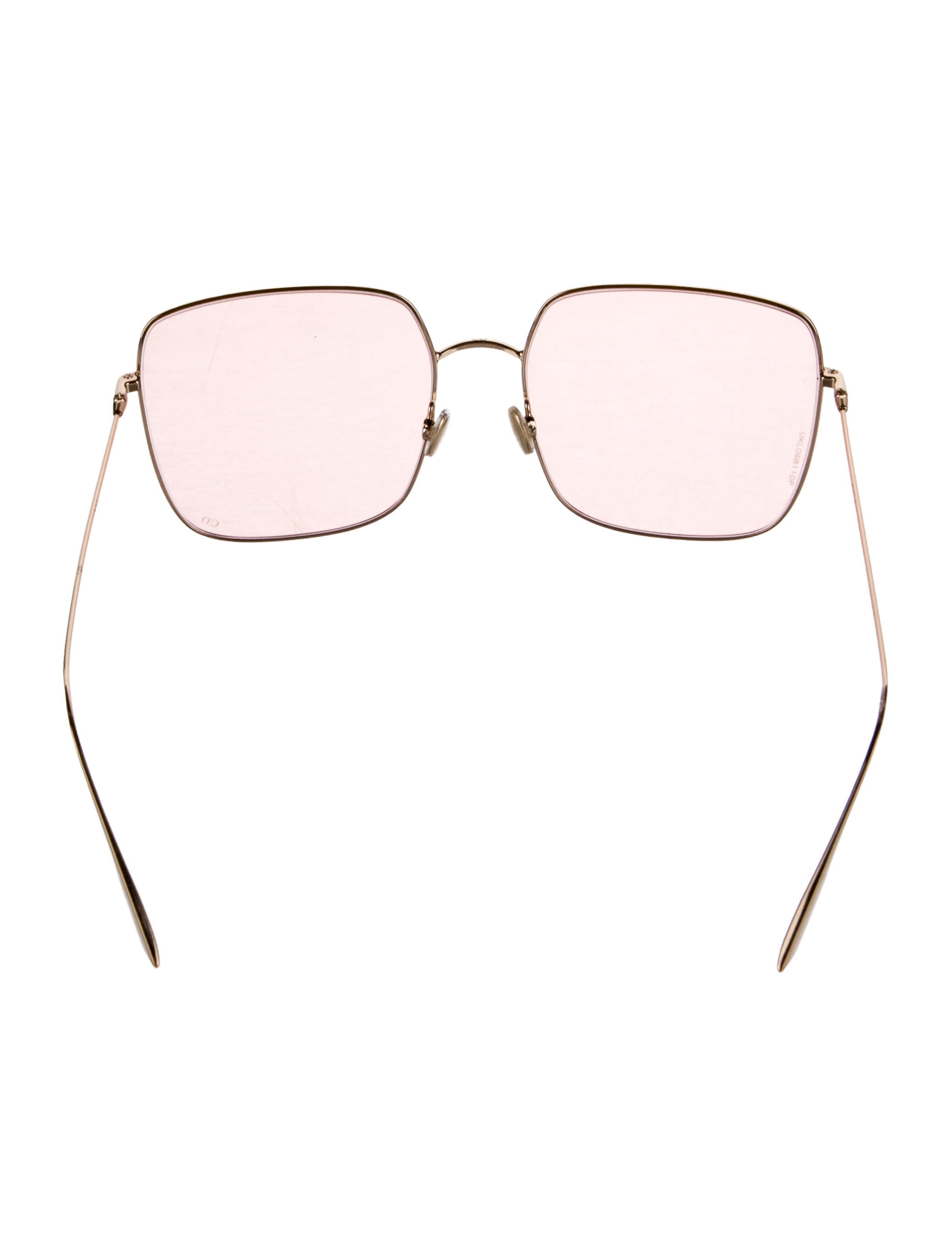 Christian Dior Square Mirrored Sunglasses