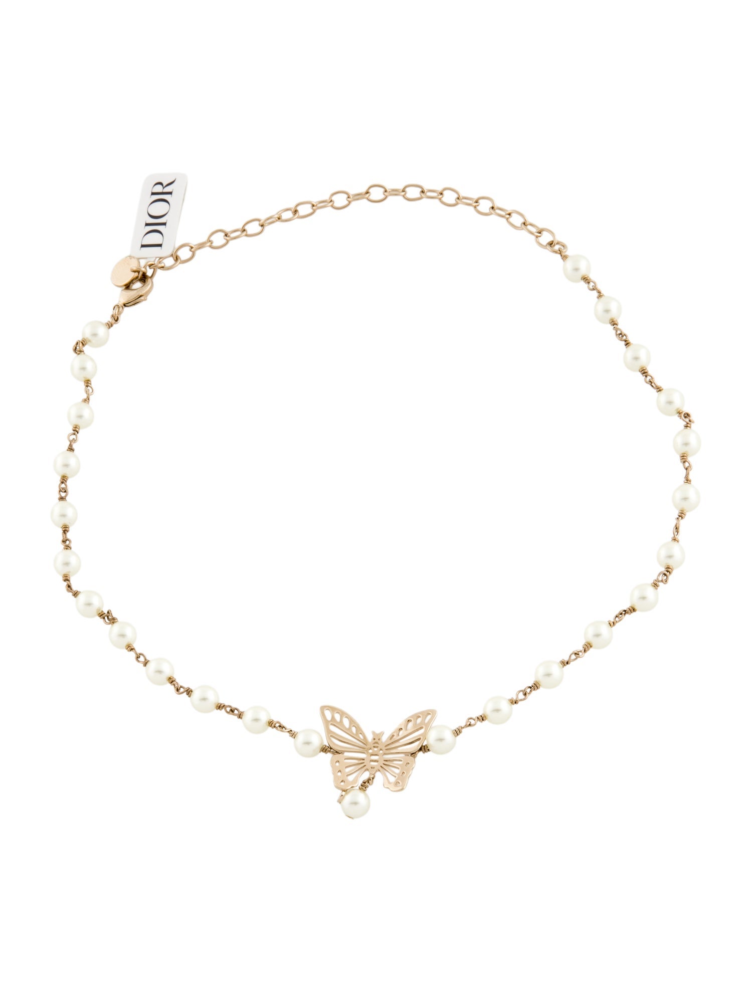 Christian Dior Faux Pearl Métamorphose Choker