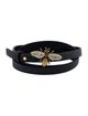 Christian Dior Crystal Bee Triple Loop Bracelet