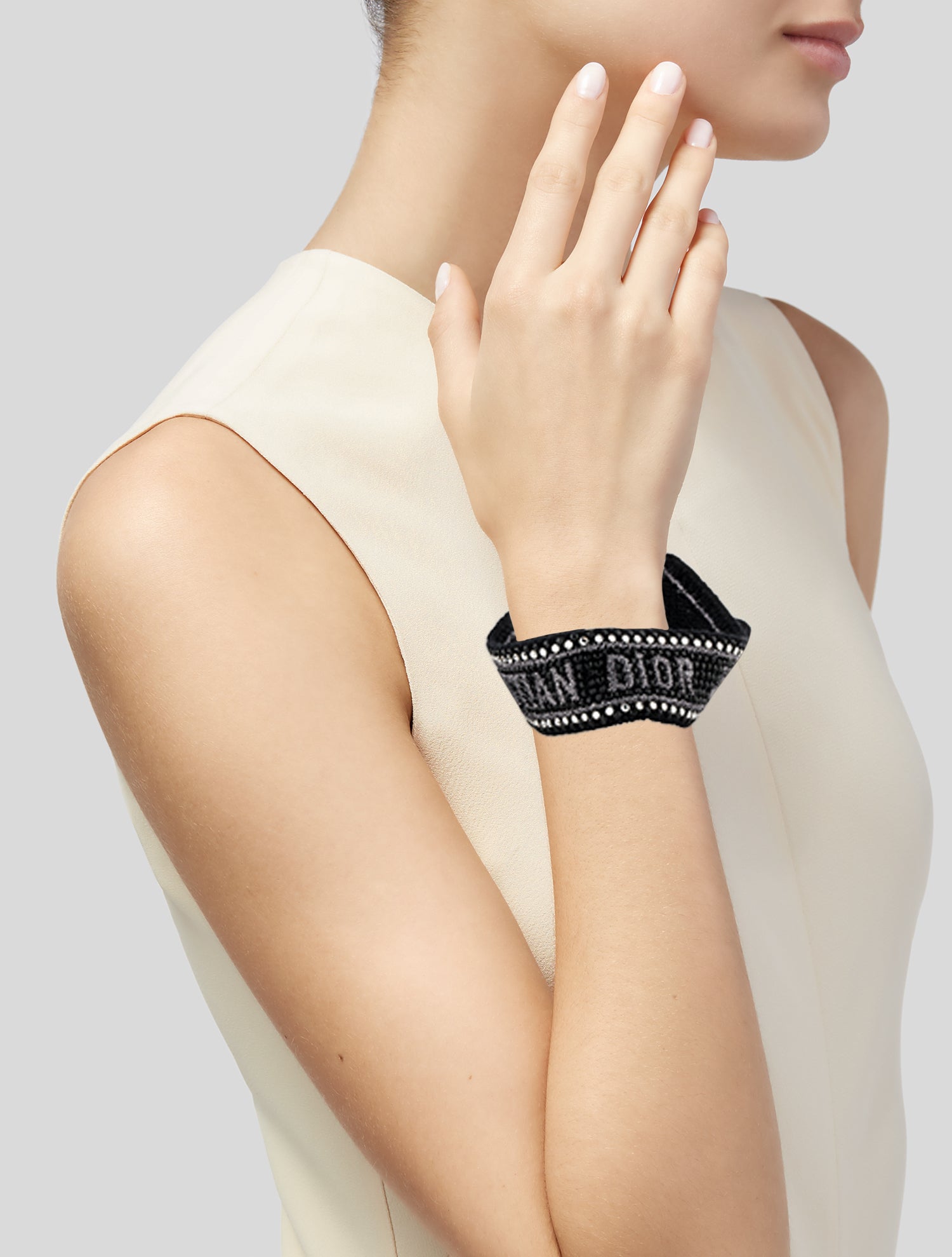 Christian Dior Crystal J'Adior Friendship Bracelet