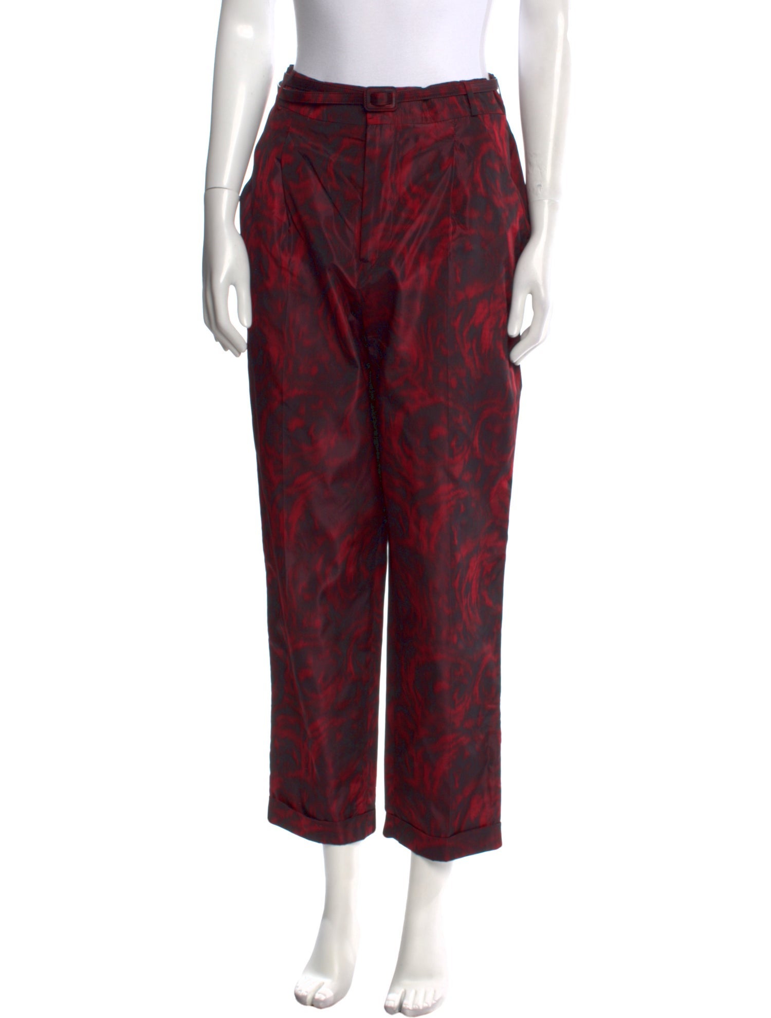 Christian Dior Silk Straight Leg Pants