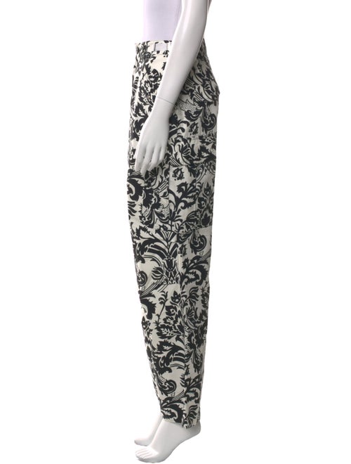 Christian Dior Floral Printed Wide-Leg Trousers Wide Leg Pants