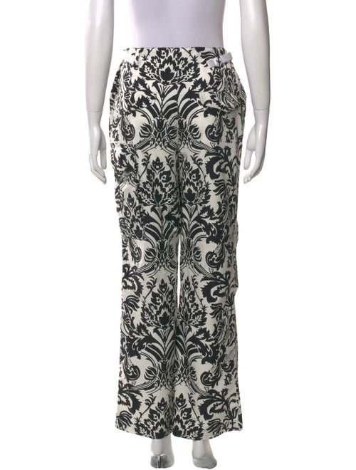 Christian Dior Floral Printed Wide-Leg Trousers Wide Leg Pants