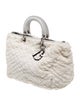 Christian Dior Shearling Top Handle Bag