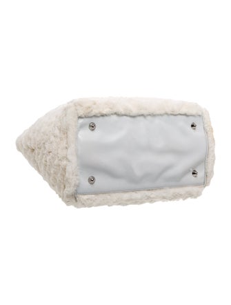 Christian Dior Shearling Top Handle Bag