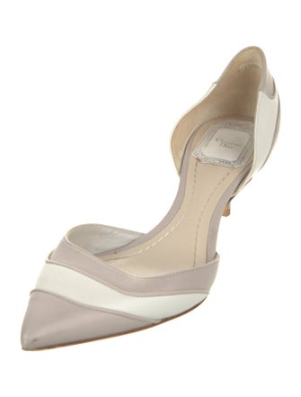 Christian Dior Leather D'Orsay Pumps