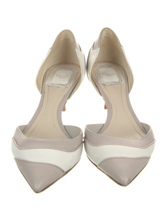 Christian Dior Leather D'Orsay Pumps