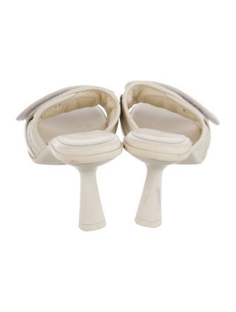 Christian Dior Cannage Pattern Leather Slides