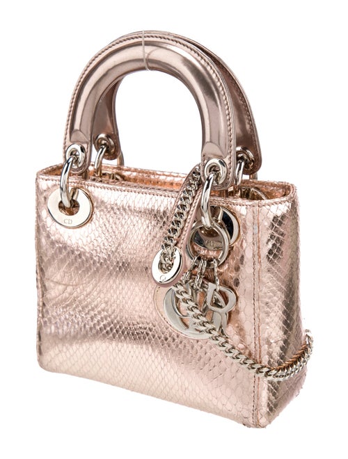 Christian Dior Python Lady Dior Mini